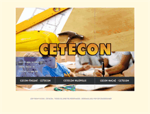 Tablet Screenshot of cetecon.com.br